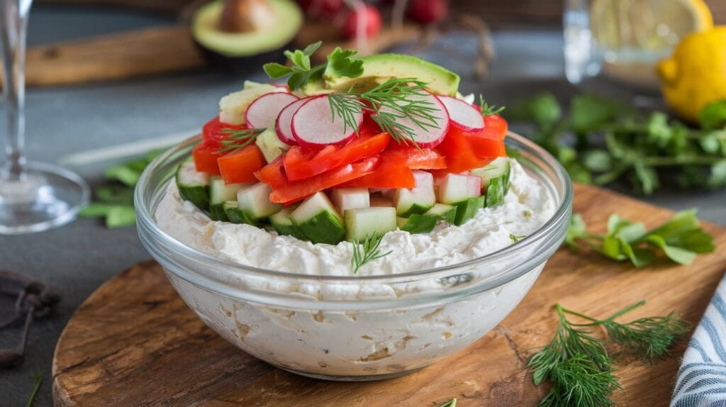 savory cottage cheese bowl