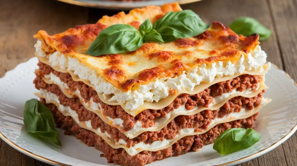 Lasagna with Cottage Cheese